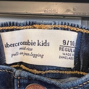 Abercrombie Kids Mid-Rise Denim Leggings